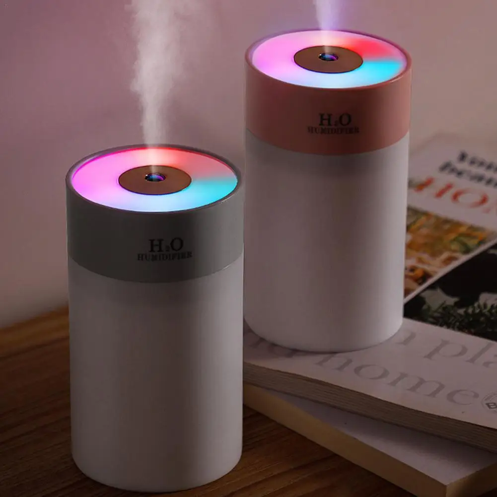 

260ml Car Humidifier Creative Lecai Cup USB Aroma Diffuser Air Purify Hydration Air Humidifier With 7 Color Night Light