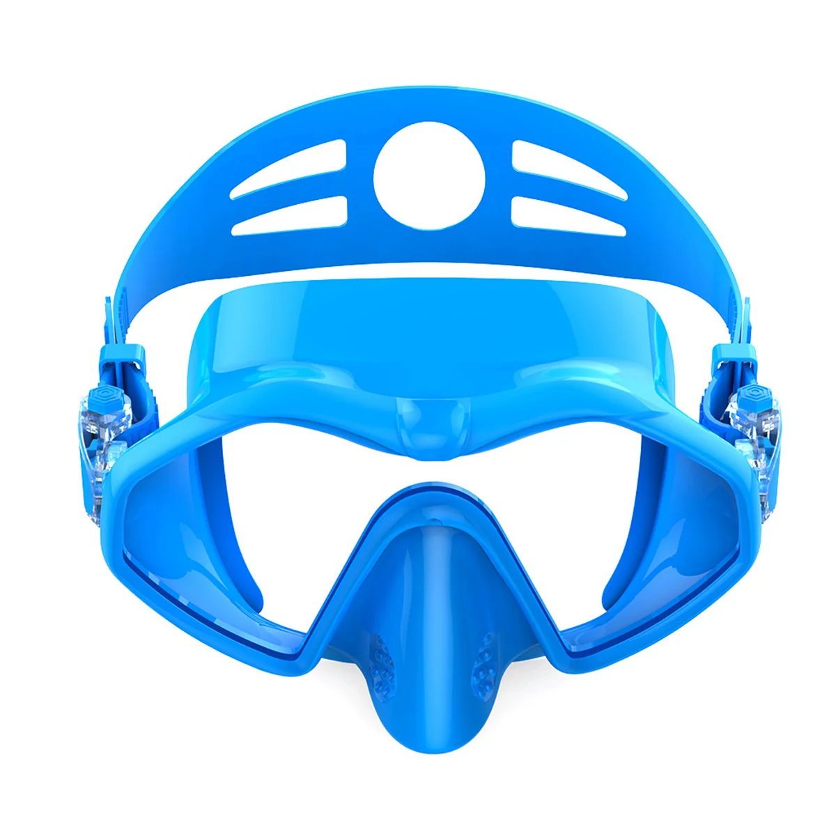 

Full Anti-fog Glasses Diving Use Glasses(Blue)