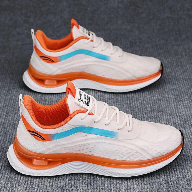 

Мужская повседневная спортивная обувь, модные дышащие кроссовки с низким вырезом на шнуровке, удобные износостойкие беговые кроссовки 39-44