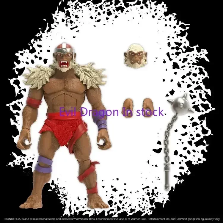 Фото Игрушка In Spot Super7 Thunderbolt Cat Wave 6 Tcw6 Lion Cat Demon King Leopard Female Monkian в ретро-стиле, подарок на день рождения №1