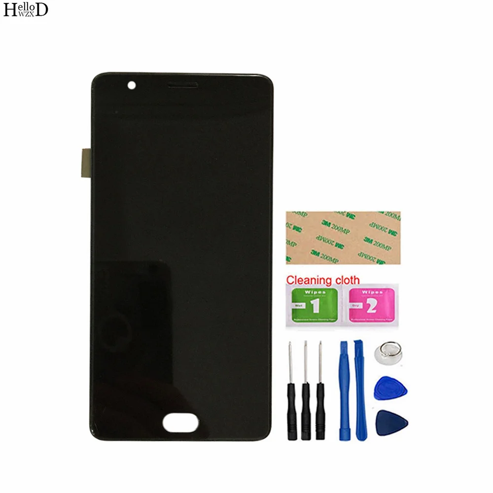Протестированный ЖК-экран для One Plus 3 3T A3000 A3003 A3010 ЖК-дисплей цифровой
