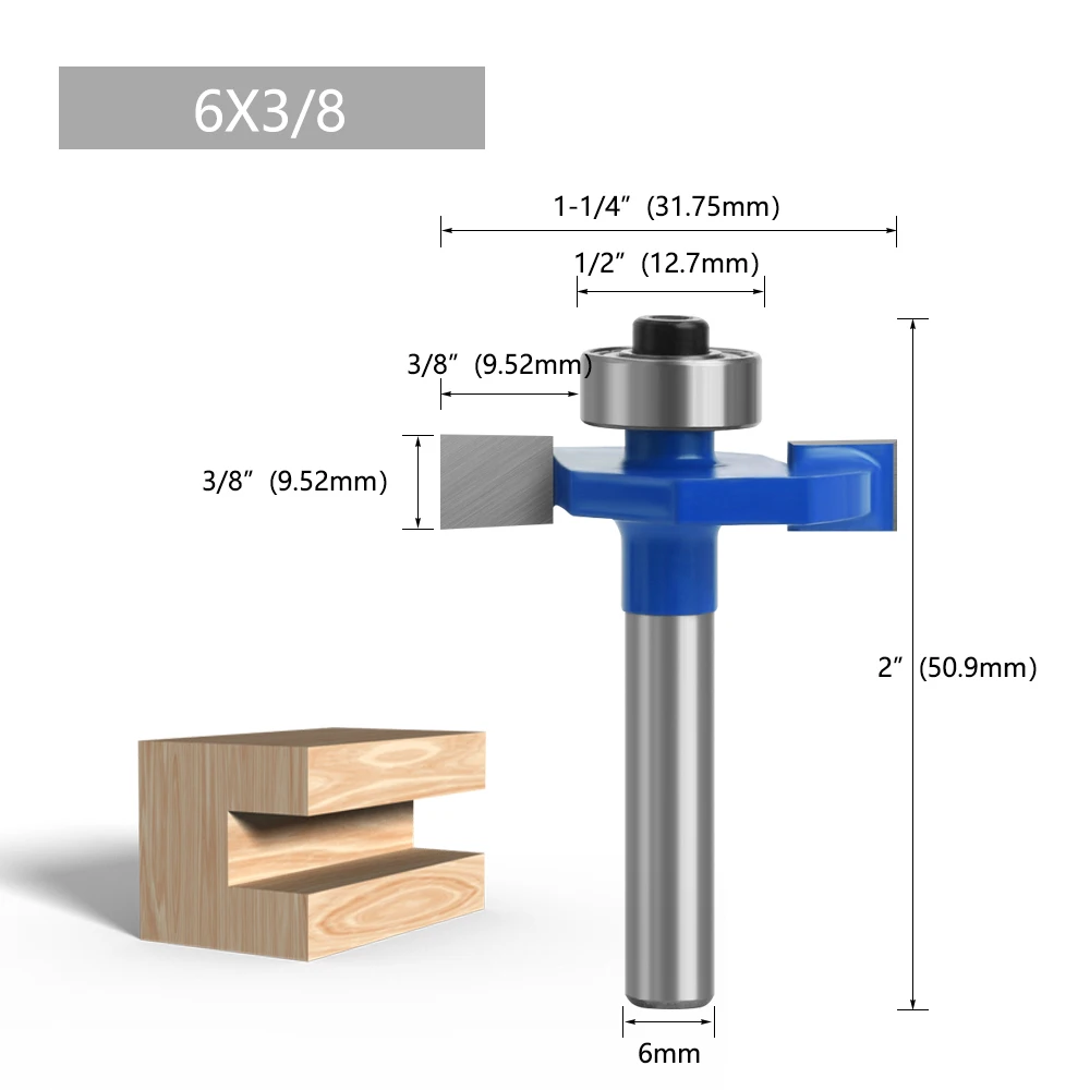 

Фреза для T-образных пазов LAVIE 6 мм