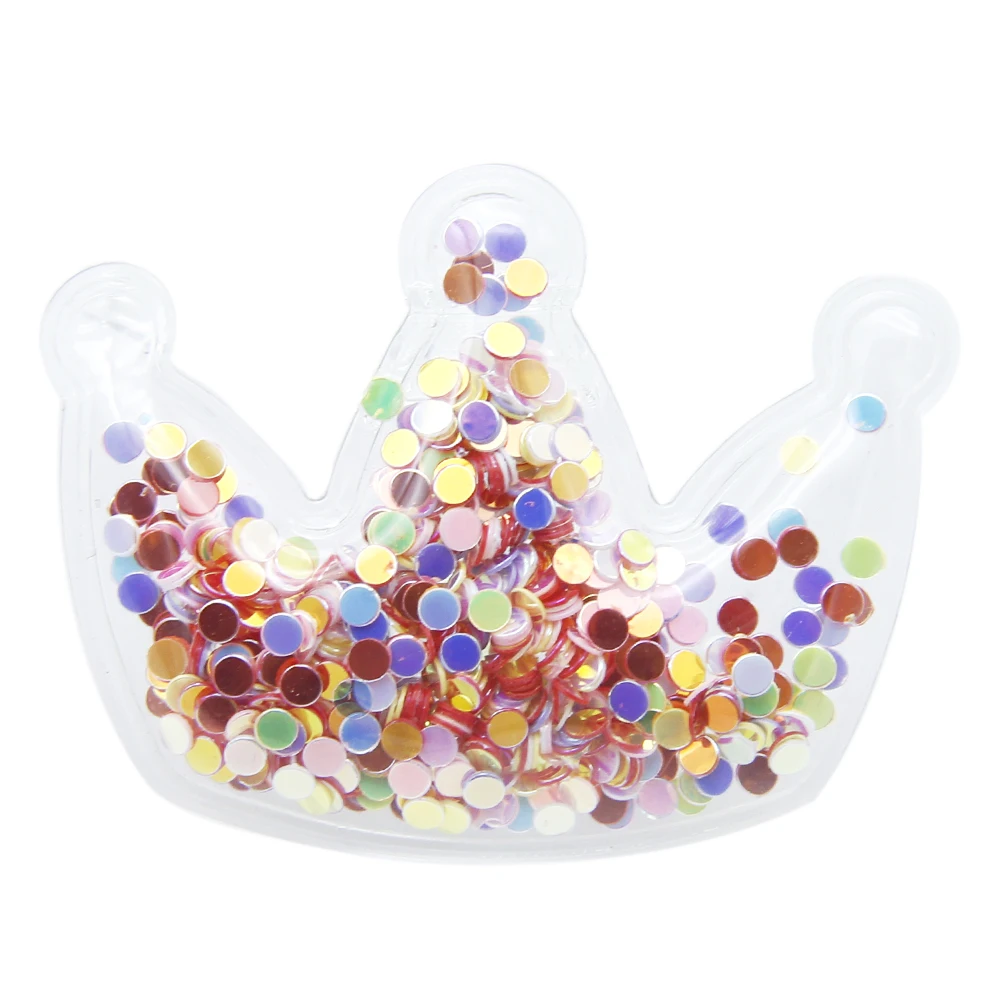 5 шт. шейкер с блестками в форме короны |