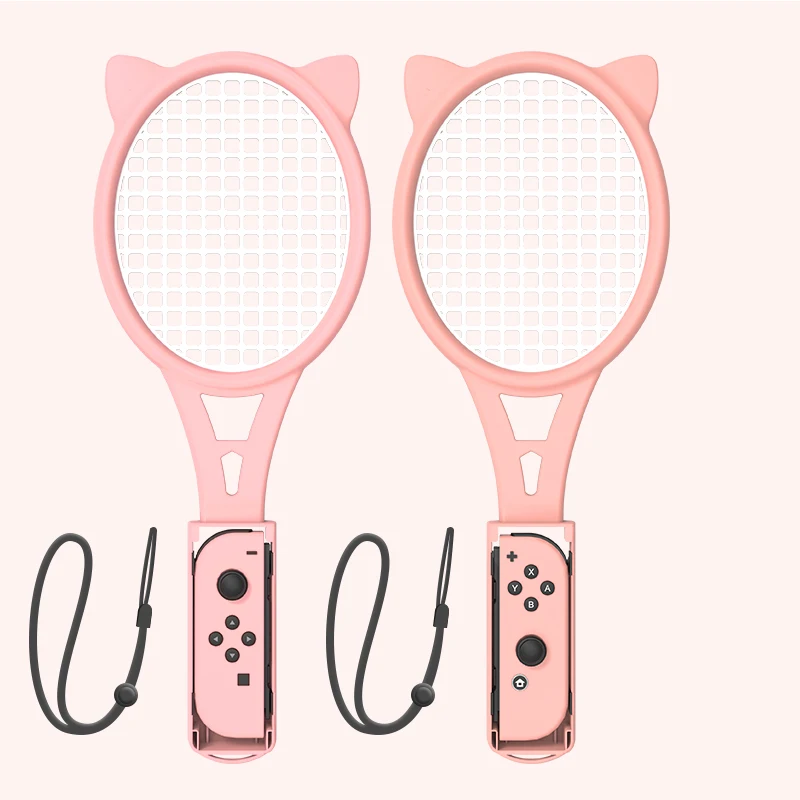 Tennis Racket For Nintendo Switch oled For Mario Tennis Aces Joy-Con Handle Holder Controller Grips Tennis ACES Game Accessories images - 6