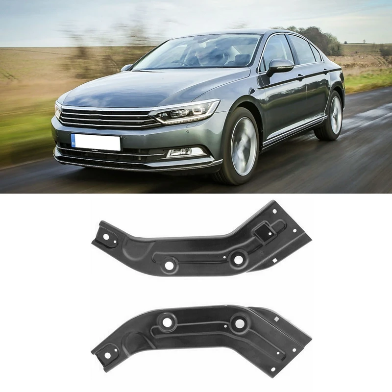 

2Pcs Car Radiator Support Bracket Front Bumper Water Tank Frame For 2012-2015 -VW Passat 56D805931 56D805932 LD+RD