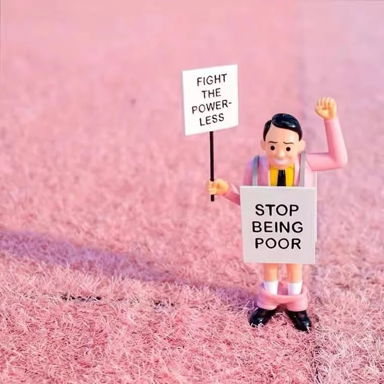 

Trendy home decorations spoof vinyl dolls
