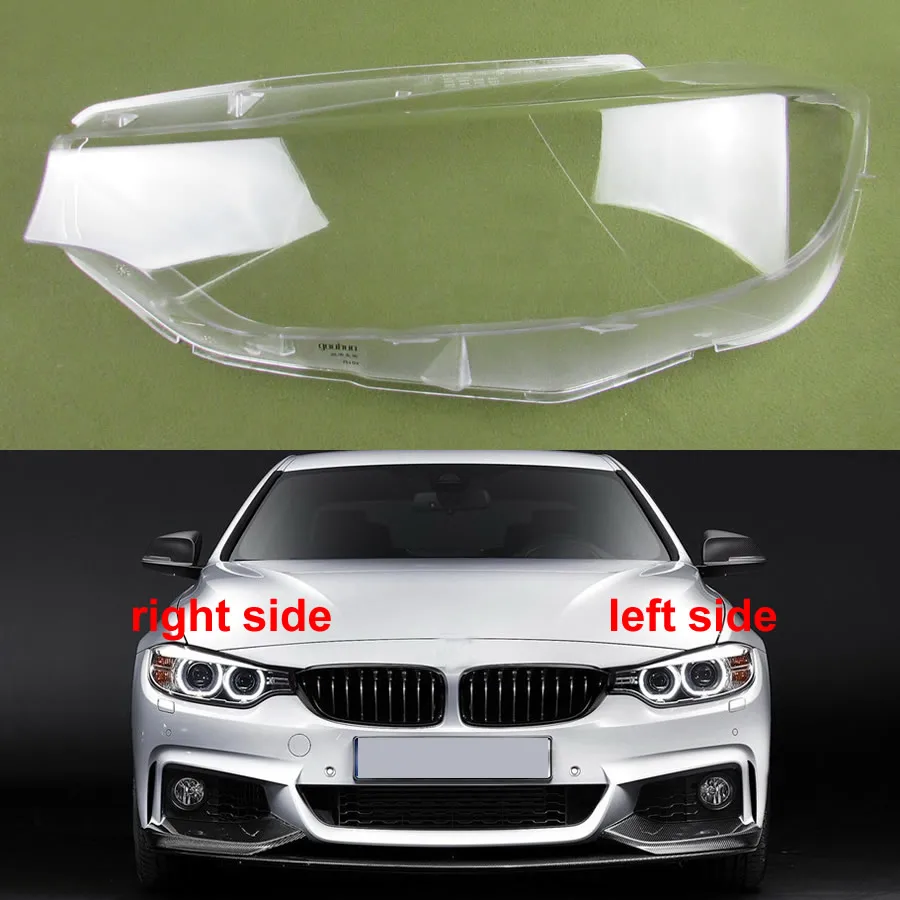Абажур для BMW 4 серии M4 F32 F33 F36 F82 2014-2017, накладка на фару, прозрачная накладка на фару из оргстекла