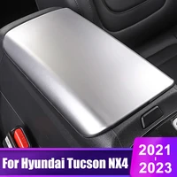 for hyundai tucson nx4 2021 2022 2023 hybrid n line car center console armrest box protector cover anti scratch pad accessories
