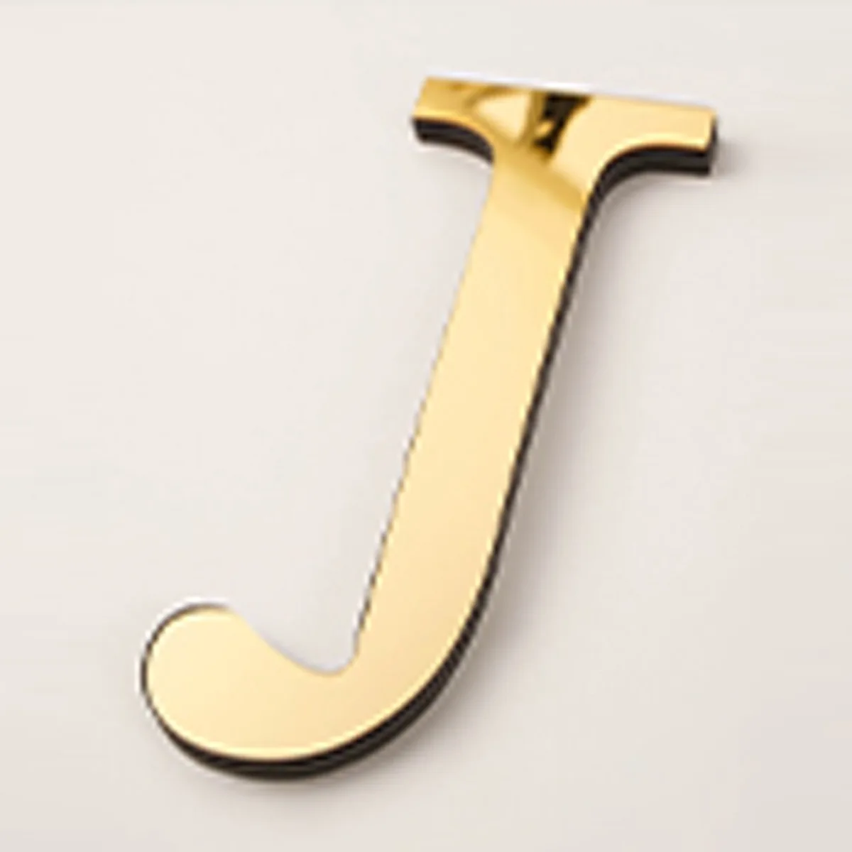 

3D большой размер, золотой 20 см, зеркальный акрил, английские буквы, стикер на стену, праздничное украшение, Peel & Stick, сделай сам, художественная роспись