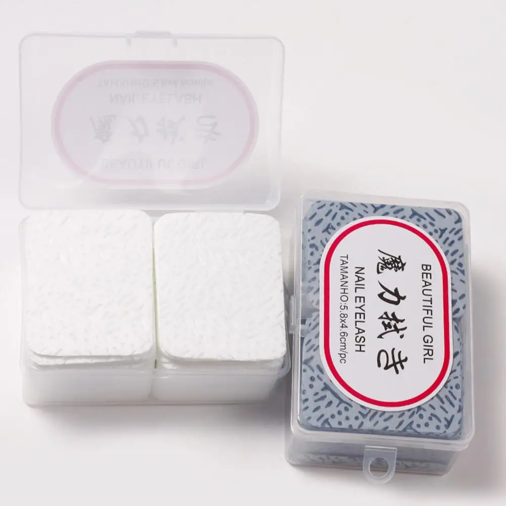 

Lightweight 180Pcs/Box Delicate Drop Glue Bottle Cleaning Cotton Pad Professional Cleaning Sheet Bark Pattern for Women