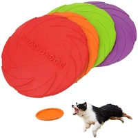 flying discs pet toy silica gel dog toys saucer pet shop diameter environmental protection silica gel