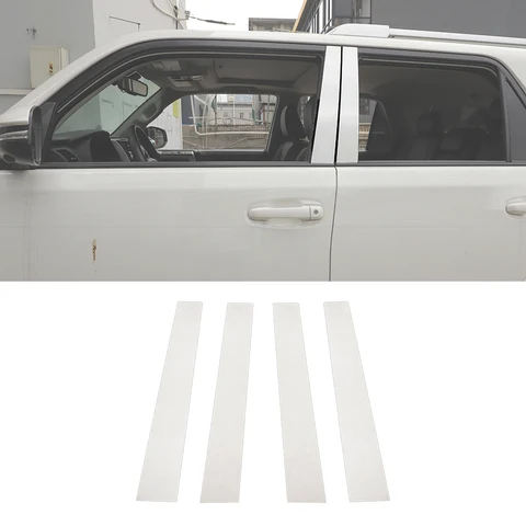 Яркая белая оконная наклейка из нержавеющей стали для Toyota 4runner 2010-2023