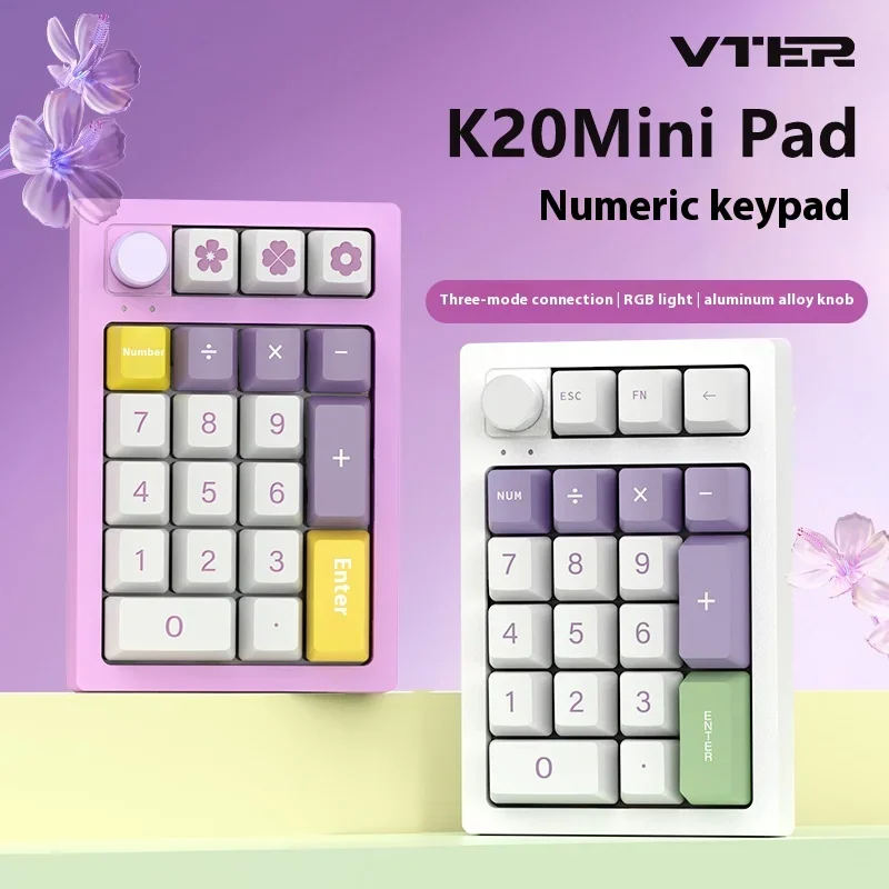 VTER K20 Номер клавиатуры Поддержка QMK VIA Индивидуальная с возможностью горячей