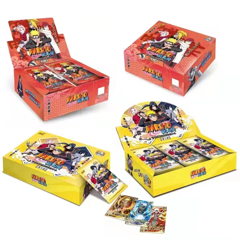 

NEW Anime Naruto Cards Hobby Collection Playing Games TCG Rare Trading Card Figures Sasuke Ninja Kakashi For Children Gift Toys
