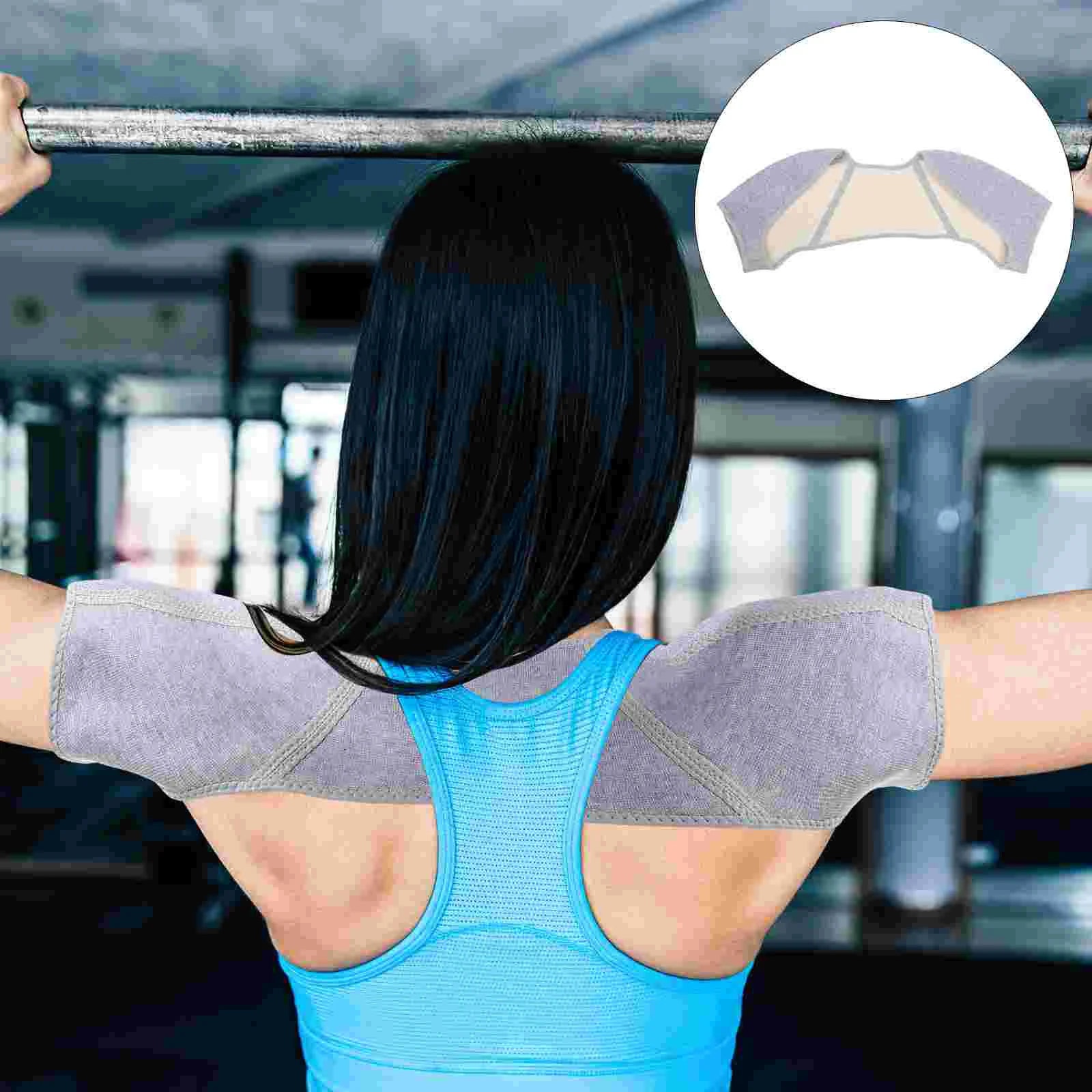 

Shoulder Brace Neck Pad Wrap Protector Heating Support Belt Sleeve Elastic Corrector Warmer Warm Self Strap Breathable Flexible