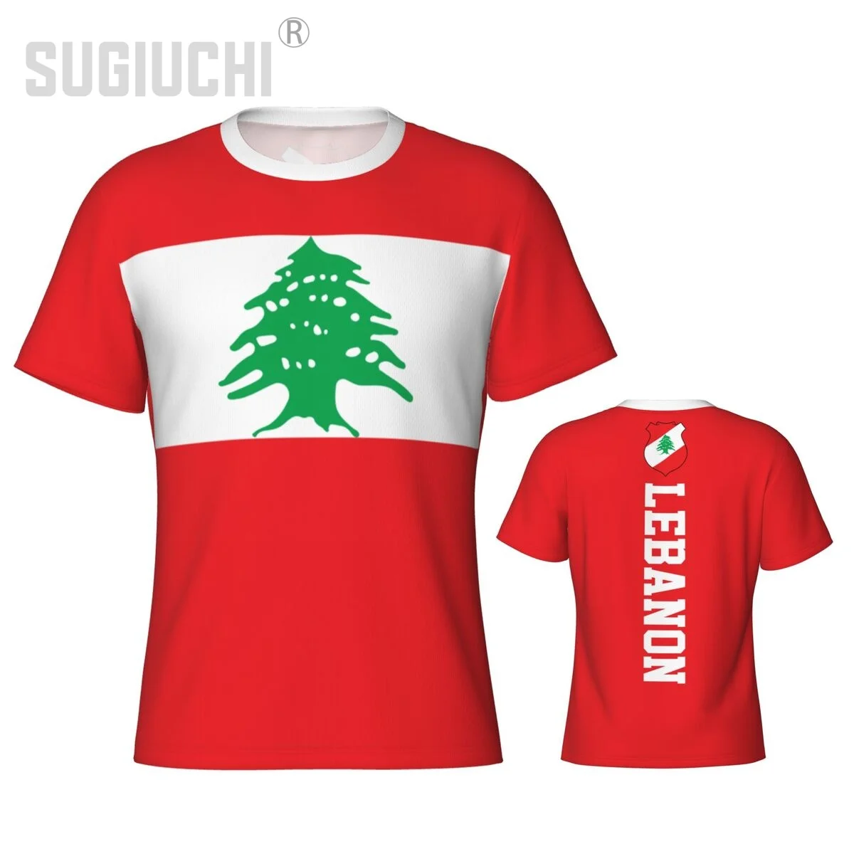

Tight Sports T-shirt Lebanon Flag Lebanese 3D For Men Women Tees jersey Clothes Soccer Football Fans Gift Patriotic T shirt