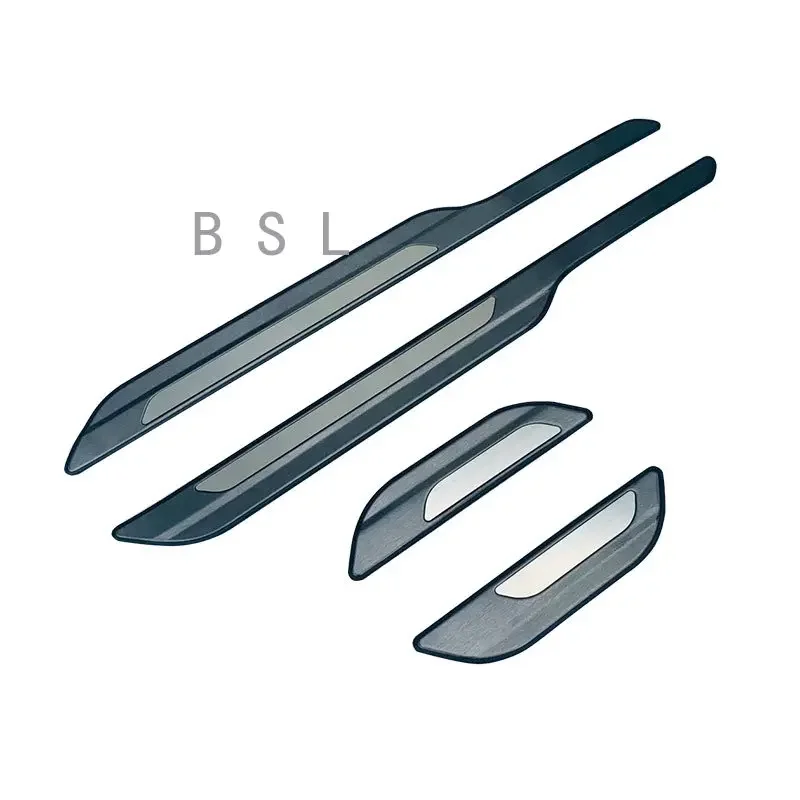 Для 2021 2022 Toyota Aqua Eksterior ior S Pintu Pelat Scuff педаль Selamat датан Baja Tahan быт 4 Buah