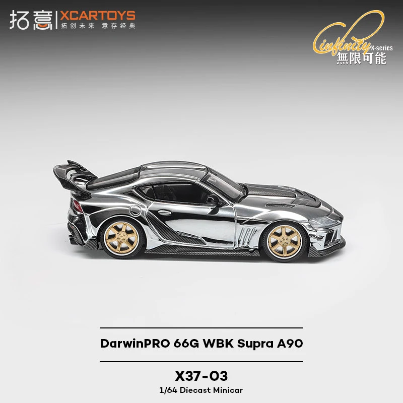 Фото Xcartoys 1:64 X37-03 DarwinPRO 66G WBK Supra A90 Коллекционная модель автомобиля из литого сплава №5