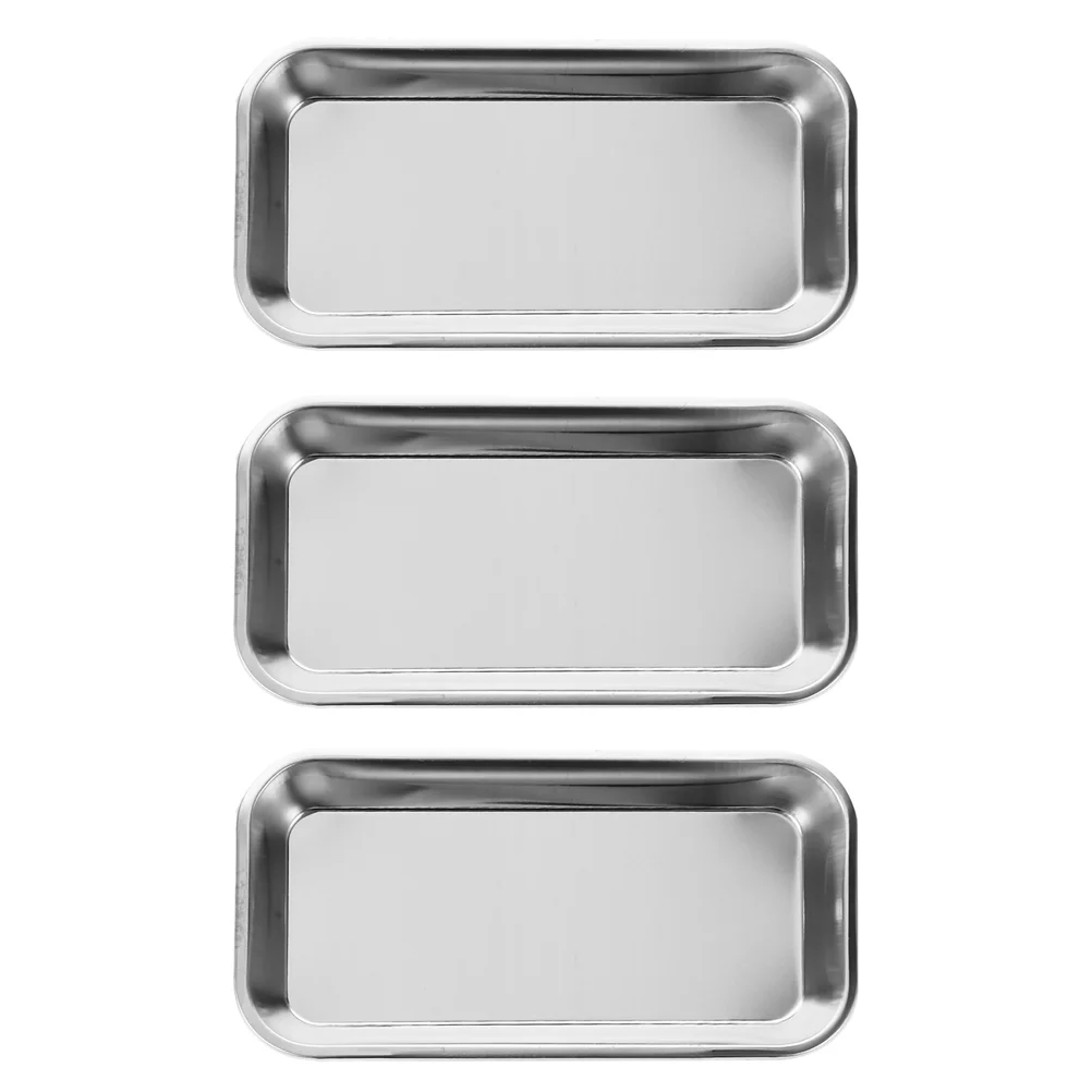 

Tray Instrument Stainless Holder Steel Procedure Plate Metal Trays Flat Organizer Silver Type Waste Storage Kidney Serving