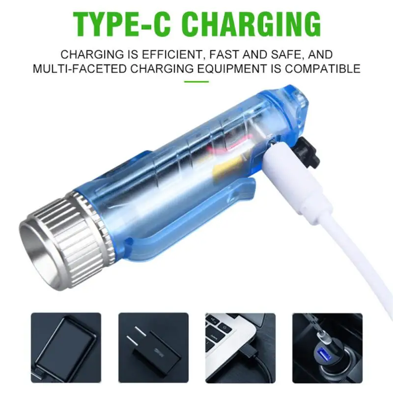 

Mini Flashlight LED Multi-function Waterproof Keychain Flashlight Portable Powerful Waterproof Magnetic Camping Torch Light