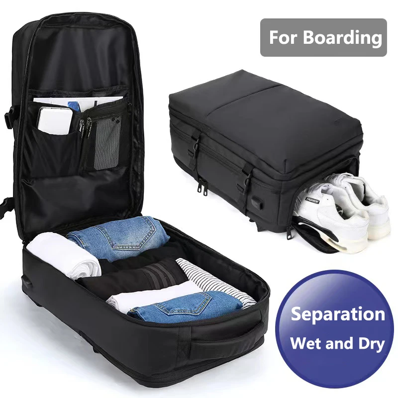 Large Backpack Shoulder Bags Dry Wet Pocket With Independent
