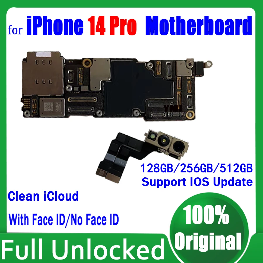 

Original Unlocked For IPhone 14 Pro Mainboard Clean iCloud for iphone 14Pro Motherboard with IOS Update Good Test Free Shipping