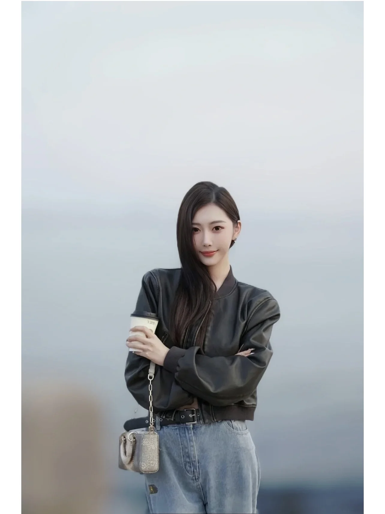 Короткие кожаные накладки для женщин 2024 traf Новый Евро-американский стиль