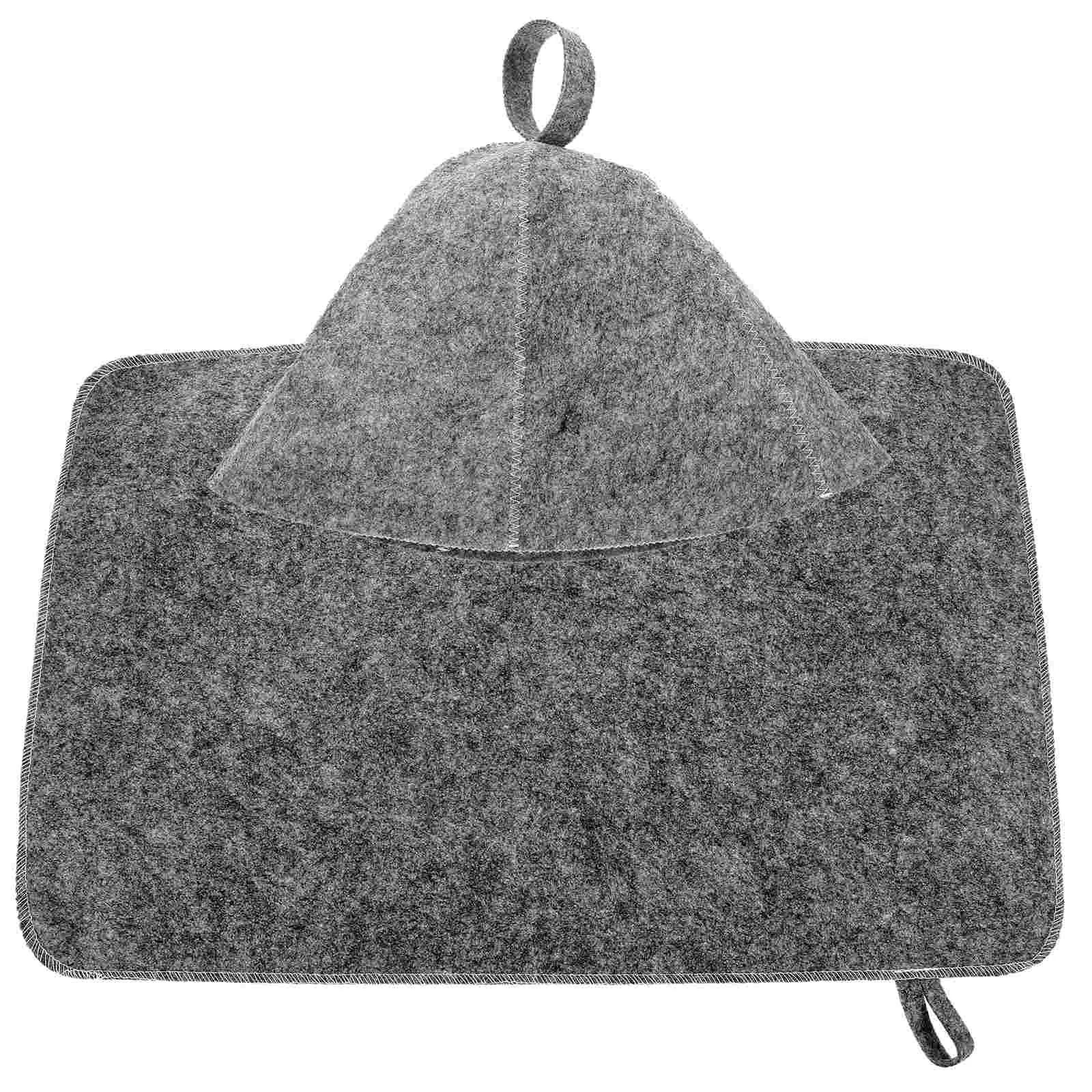 

1 Set of Water Absorbing Sauna Hat Reusable Sauna Hat Kit Sauna Hat Stylish Sauna Hat Pad Kit