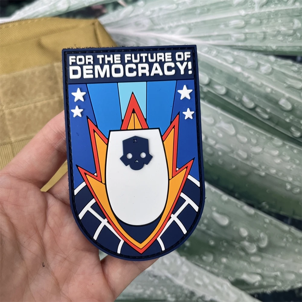 3d-наклейка на телефон с изображением черепа Хелла дайвера