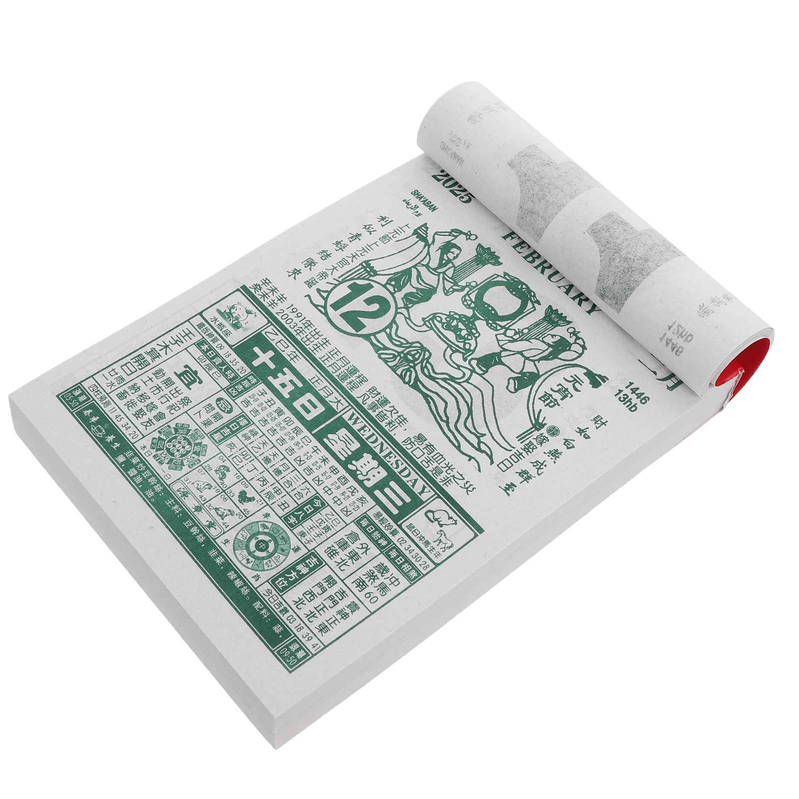 Настенный календарь для планирования старый императорский разрываемый лунный