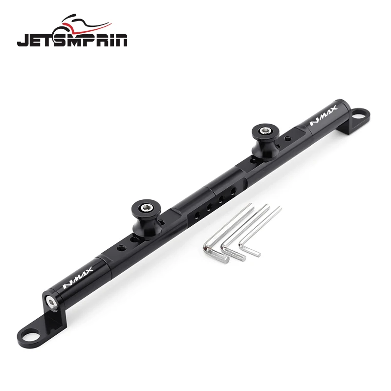 

Motorcycle CNC Mutifunctional Cross Bar Steering Damper balance Adjustable lever Accessories For YAMAHA NMAX 125 155 SMAX 155