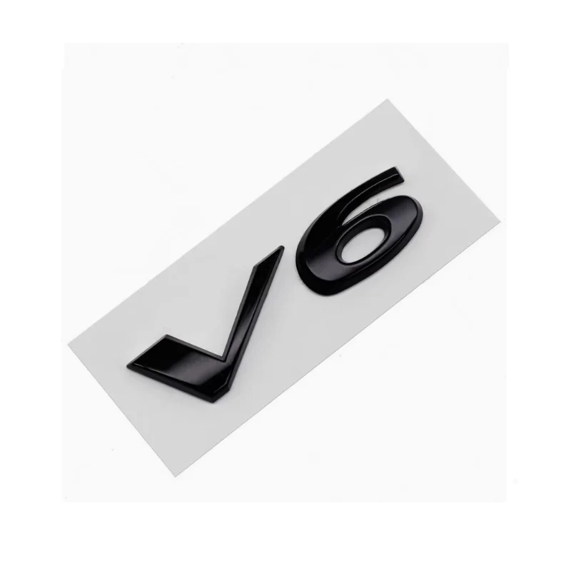 

3D ABS V6 V8 3.0 5.0 Автомобильная буквенная эмблема, значок на крыло, задняя наклейка на багажник для Jaguar F-TYPE E-PACE F-PACE XE XF XJL 20T 25T 30T 35T