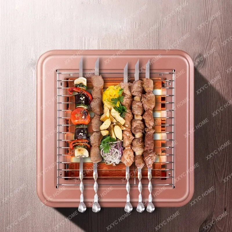 AC220V-240V 2000 Вт Электрический обогреватель 5 сторон электрический портативный гриль