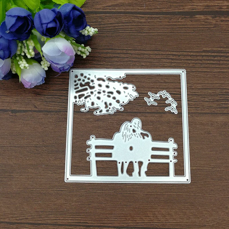 

Frame Tree boy girl Metal Cutting Dies Stencil Scrapbooking Photo Album Card Paper Embossing Craft DIY