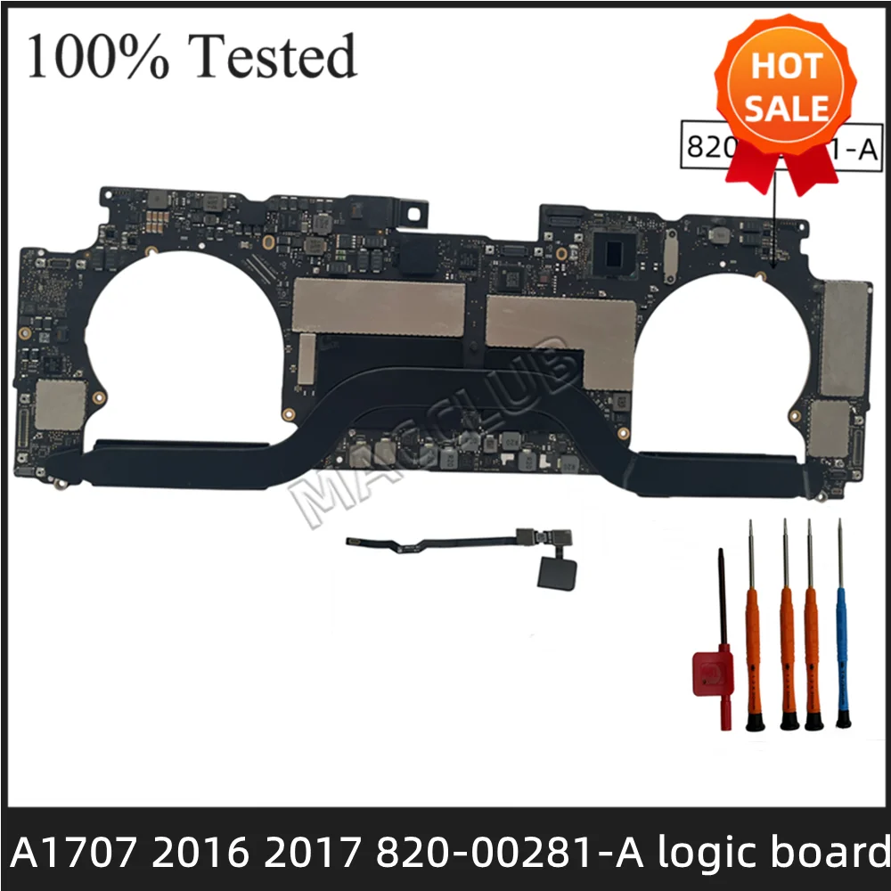 

A1707 motherboard for Macbook pro i7 2.6GHz 2.7GHz 2.8GHz 2.9GHz 820-00281-A 820-00928-A Logic Board motherboard
