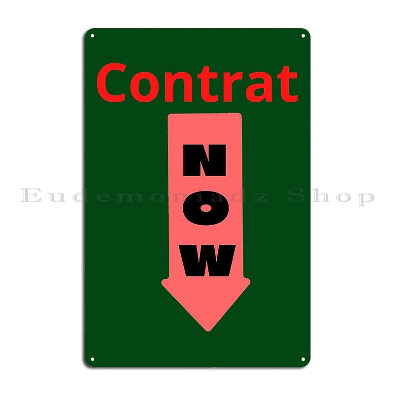 Контракт сейчас Snl металлический плакат Клубное украшение паб Ретро дизайн