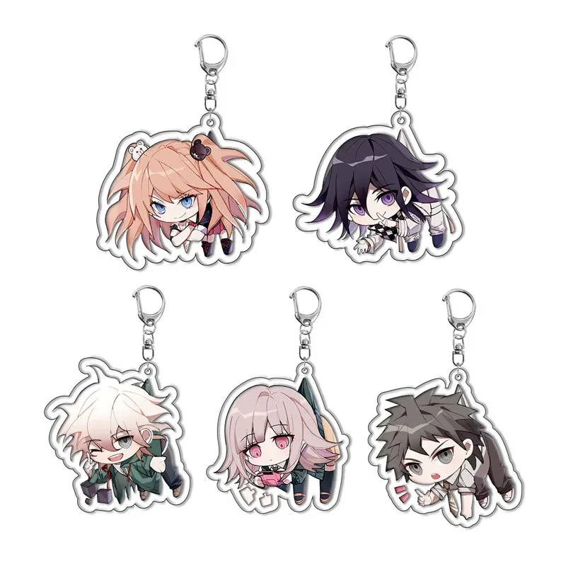 5-20 шт./лот аниме Danganronpa брелок для косплея милый Kirigiri Kyoko Naegi Makoto кулон подруг