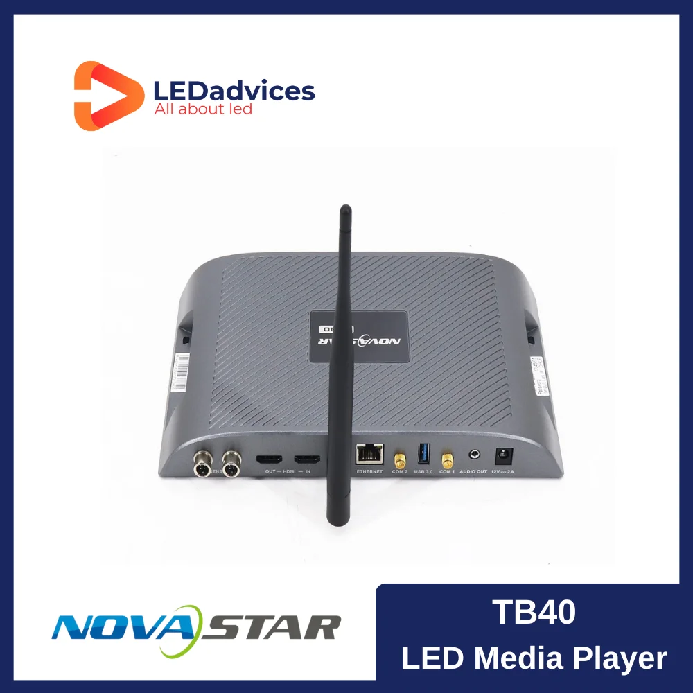 Фото Мультимедийные плееры Novastar по лучшей цене TB40 Taurus серии для светодиодных экранов, асинхронный мультимедиаплеер №3