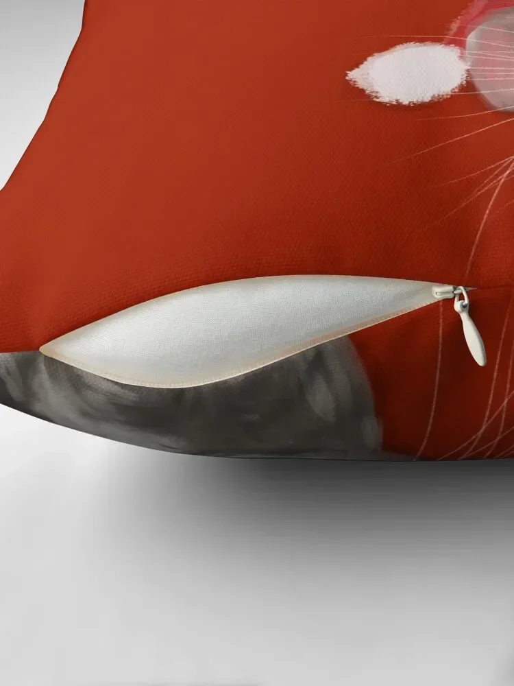 Peeking Rat in Santa Hat Рождественское издание Пледы Подушки Чехлы Наволочки Декоративные