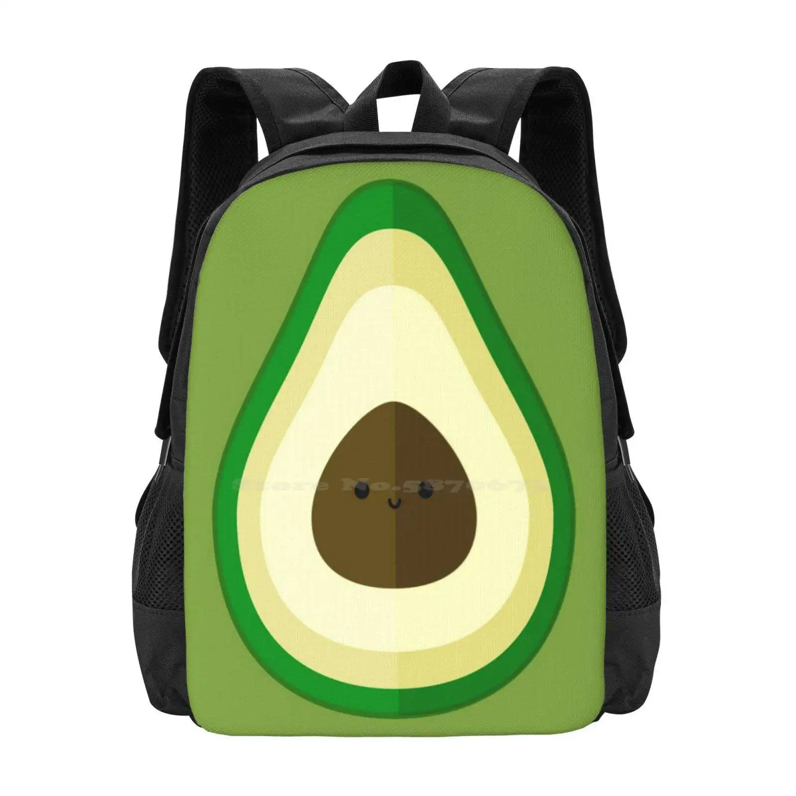 Бравокадо! Рюкзаки для школы для девочек-подростков, дорожные сумки с фруктами, зеленым авокадо, авокадо, меняющим форму