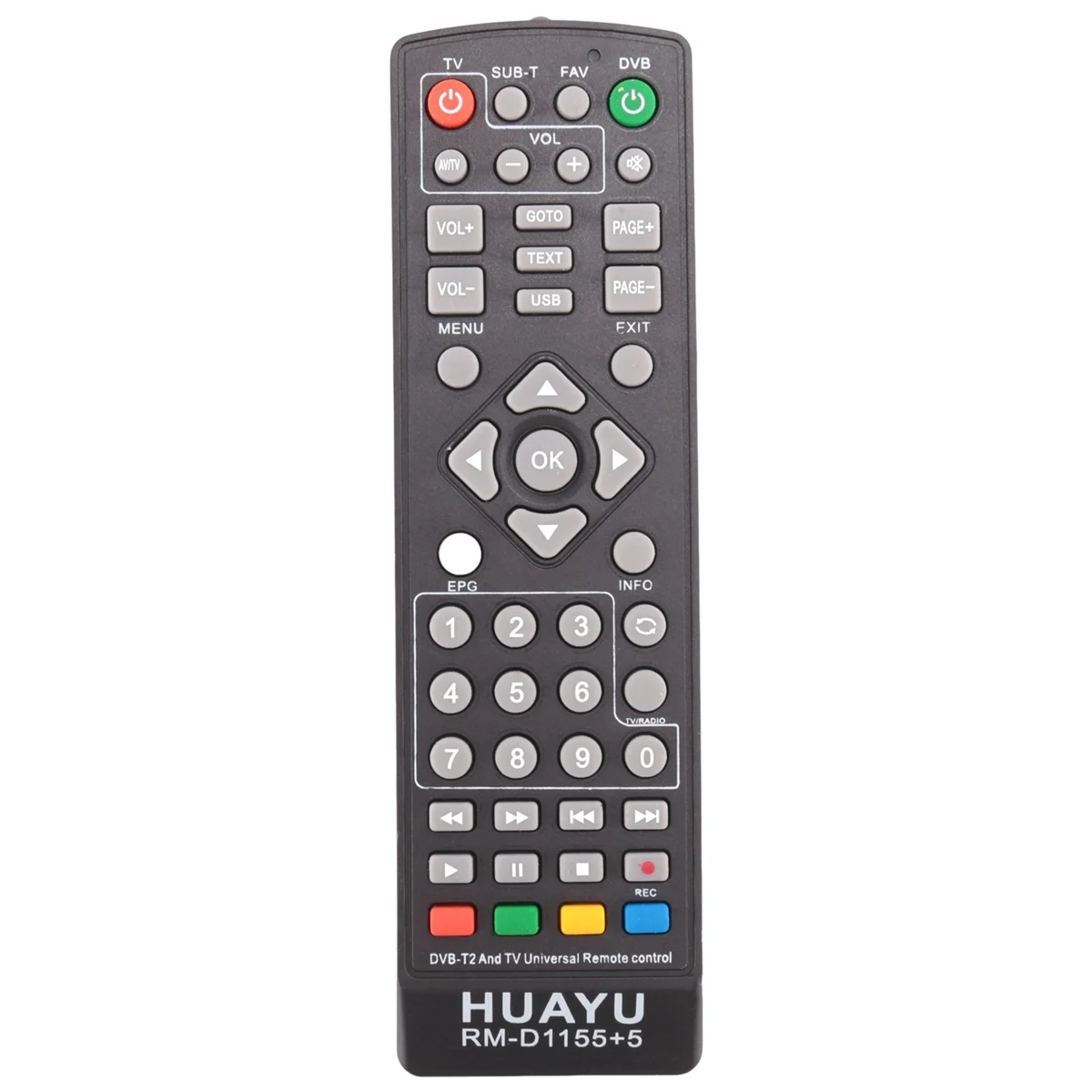 Универсальный пульт дистанционного управления для телевизора HUAYU Dvb-T2 Rm-D1155