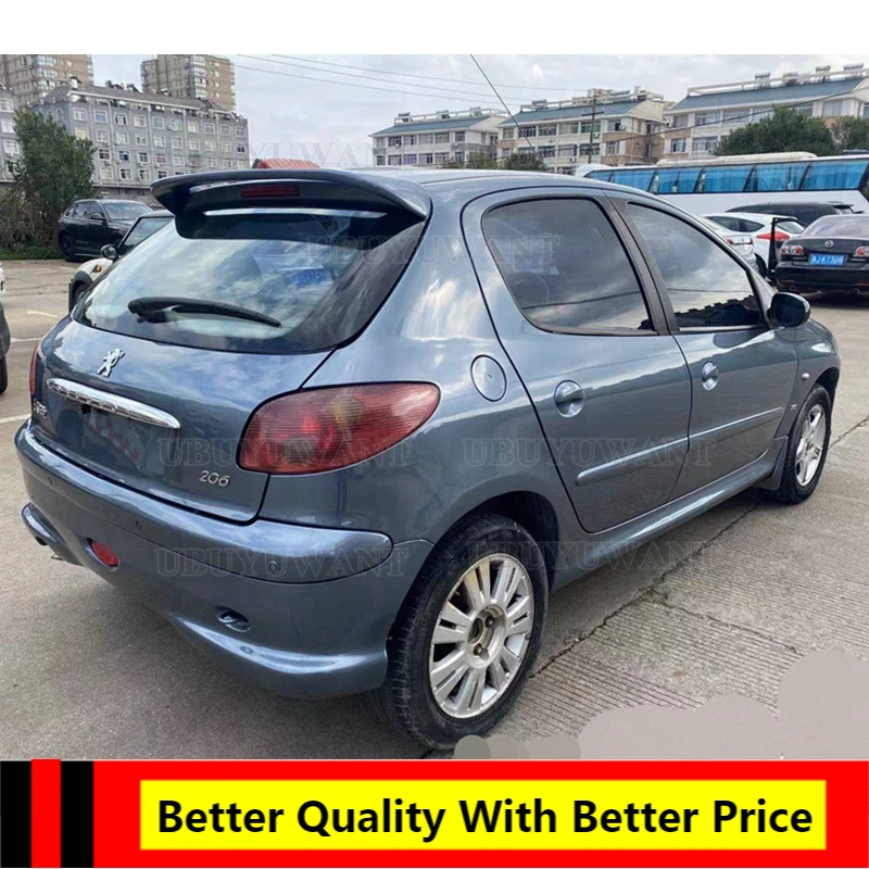 

Fit For Peugeot 2008 2009 2010 2011 2012 2013 Exterior ABS Plastic Unpainted Primer Color Rear Trunk Wing Spoiler Decoration
