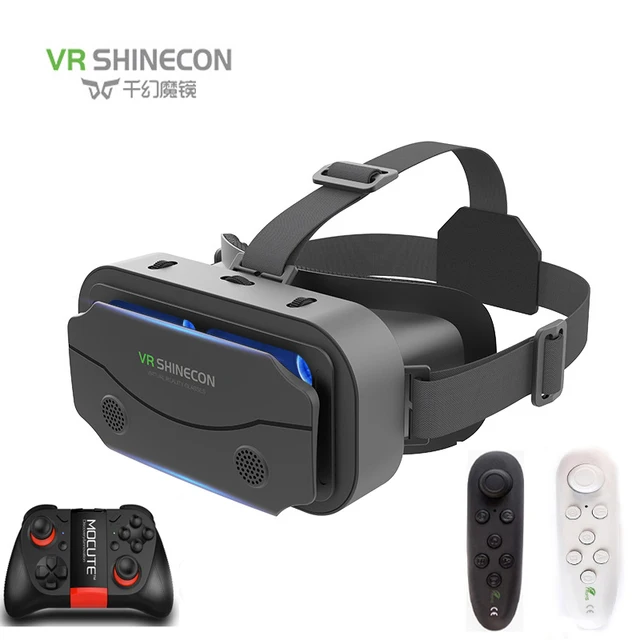 SHINECON 3D Helmet VR Glasses 3D Glasses Virtual Reality Glasses VR Headset For Google cardboard 5-7' Mobile with original box 1