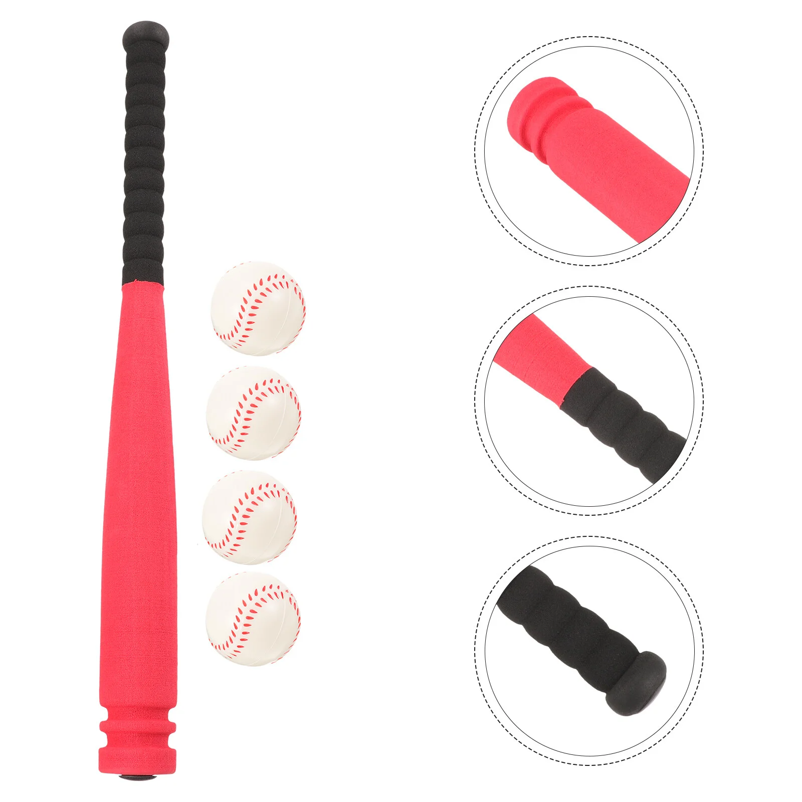 

Outdoor Gifts Baseball Uniform Kids Toy Children Training Set Interesting Bat Plastic Interactive Kit Wear-resistant