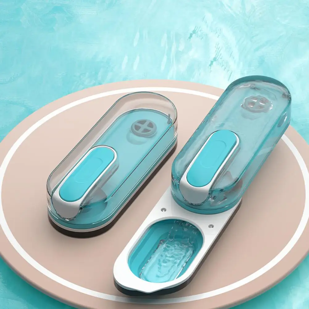 

Pet Dog Go Out Foldable Water Cup Portable Leak-proof Multicolor Water Bottle Drinking Fountain With Lanyard