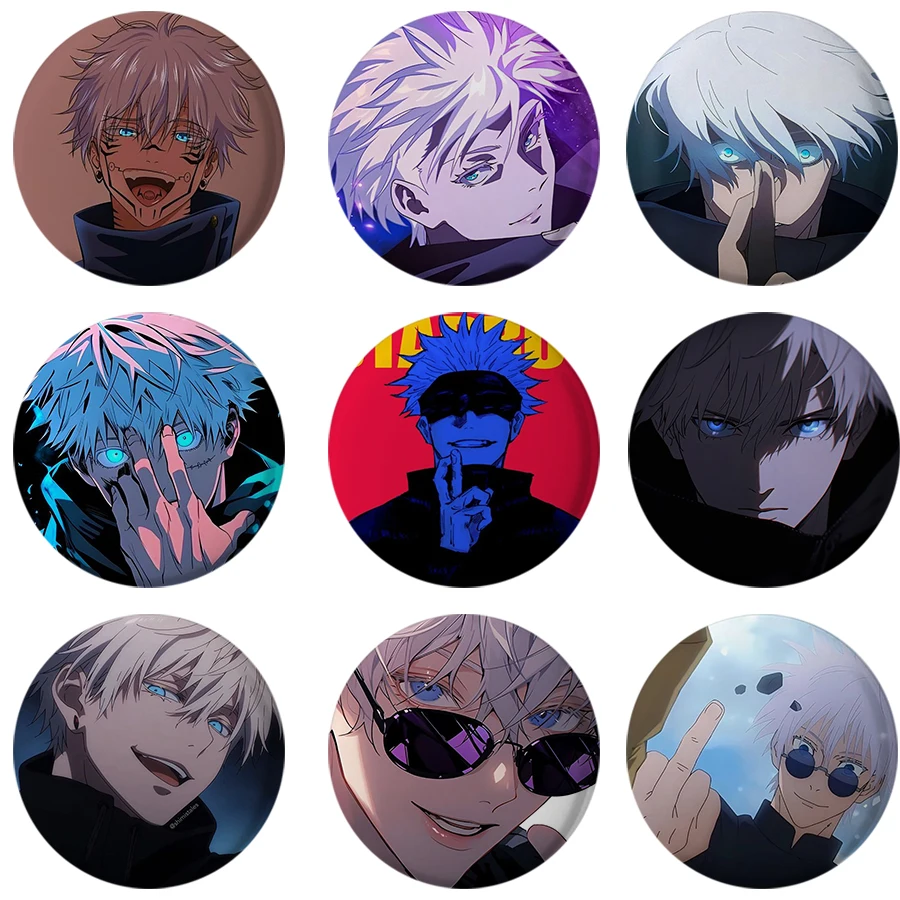 Брошь ручной работы с рисунком из аниме «джутсу» | AliExpress