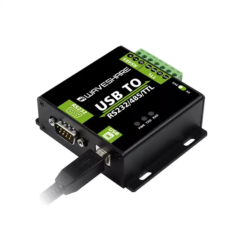 Преобразователь Waveshare USB в RS232485TTL со встроенным FT232RL, промышленный USB-RS232 конвертер, поддержка Android и Windows (art.: 3920dbeaf8058) - 3920dbeaf8058