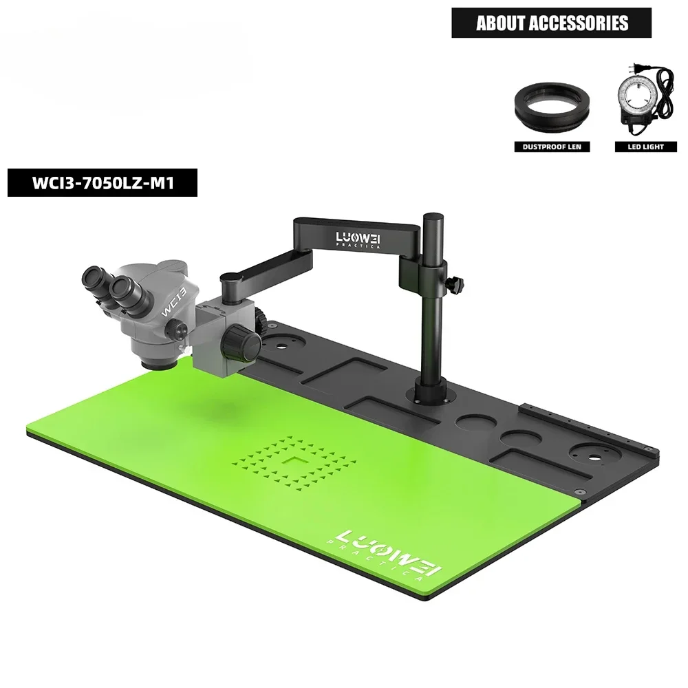 Бинокулярный Тринокулярный Универсальный мобильный микроскоп для WC13 6 5-65X 7-50X