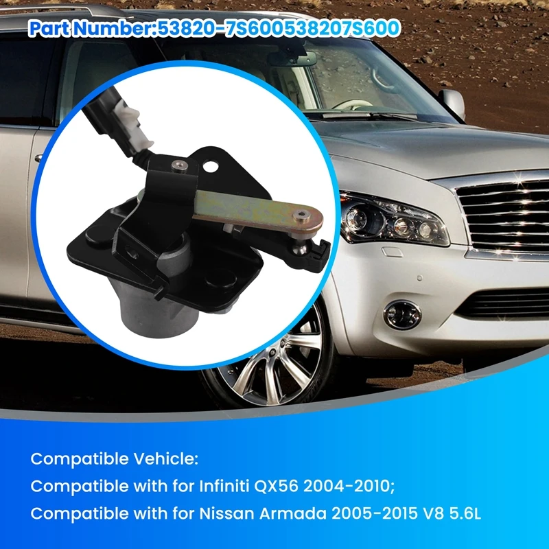 53820-7S600 Rear Suspension Height Adjusting Sensor For Nissan Armada 2005-2014 Infinti QX56 2004-2010 538207S600