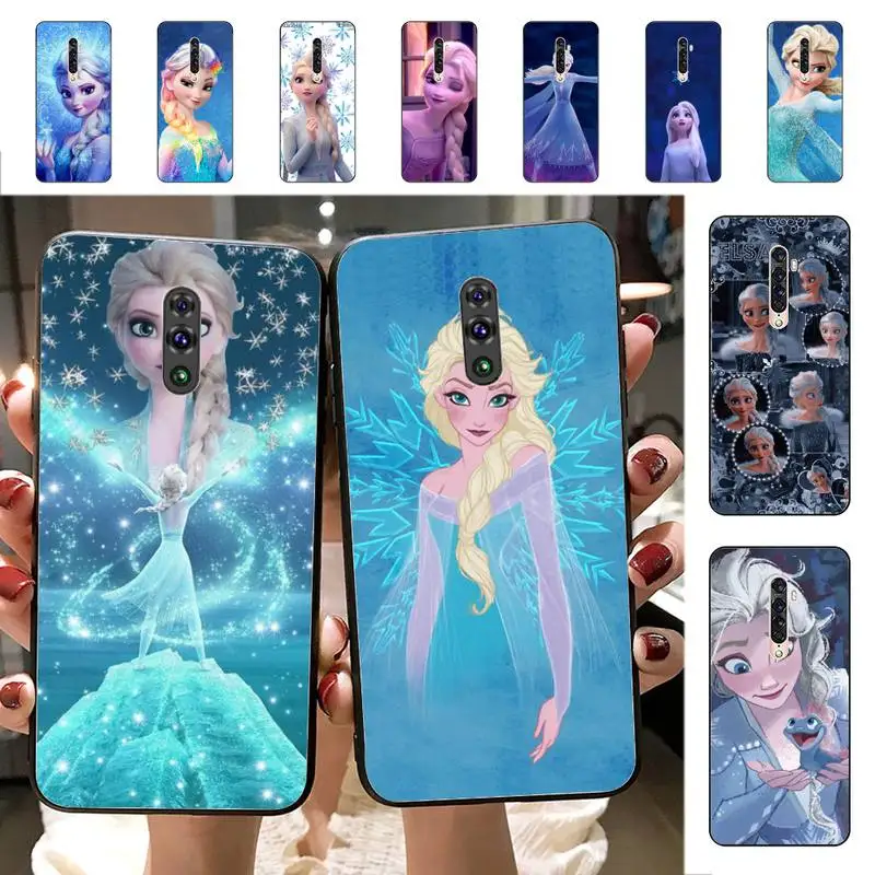 

BANDAI Princess Frozen Elsa Phone Case for Vivo Y91C Y11 17 19 17 67 81 Oppo A9 2020 Realme c3
